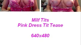 Milf Tits Pink Paisley Dress Mast Inst