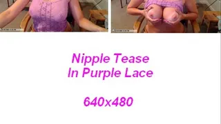 Mean Version Milf Tits Purple Lace Tank