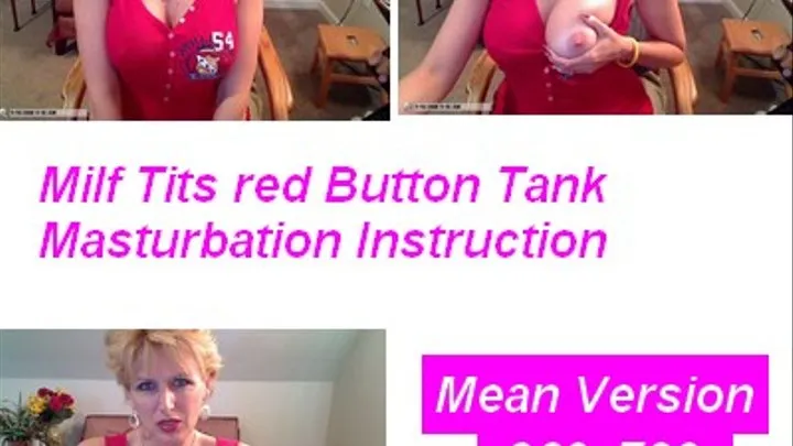 Mean Version Milf Tits Button Tank