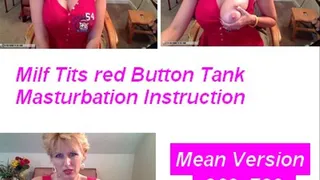 Mean Version Milf Tits Button Tank