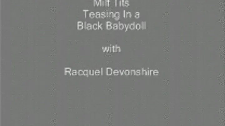 Black BabyDoll Tit Tease for pocket pc's