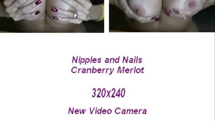 Nipples and Nails Cranberry Merlot Masturbation Instruction