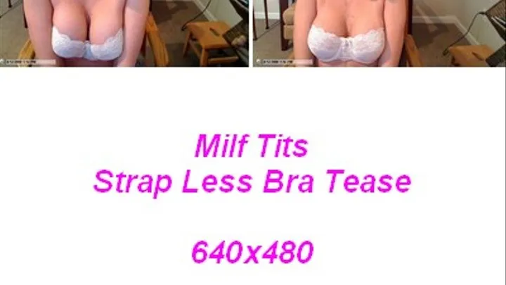 Milf Tits Strap Less Bra Mast Inst