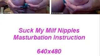 Nipples Tease Masturbation Instruction Suck It