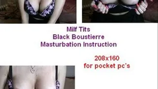 Black Boustierre Masturbation Instruction