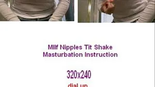 Milf Nipples Tit Shake White Henley ...........dial up