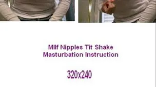 Milf Nipples Tit Shake White Henley