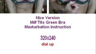 Nice Version Milf Tits Pretty Green Bra ..............dial up