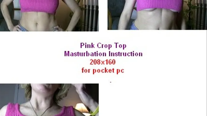 Tits Pink Crop Top for pocket pc