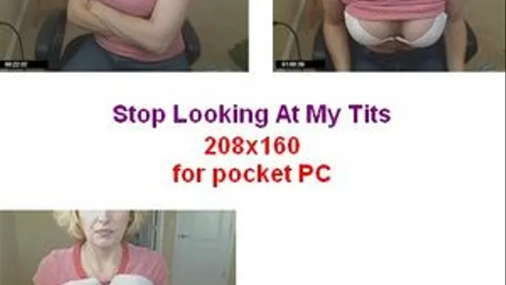 Stop Looking At My Tits for pocket pc