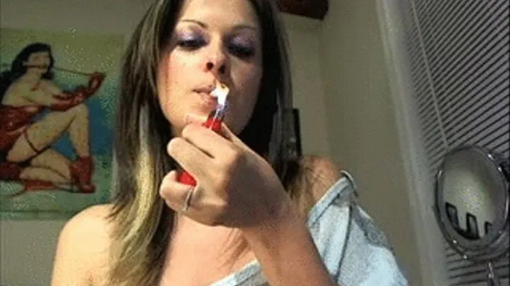 1st Time Slave Must Serve as Human Ashtray