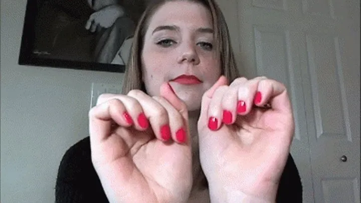 Licking, Sucking, Kissing her Big Sexy Hands