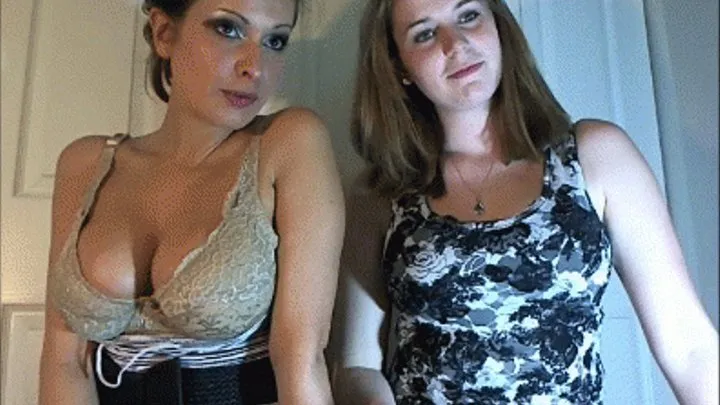 Two Sexy Girls and their HOT CLEAVAGE