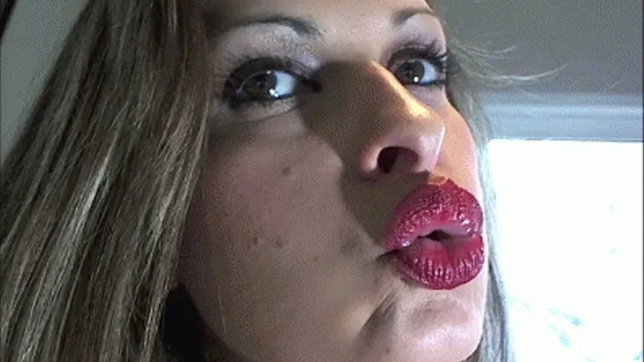 Comparing Wifey's Mouth to my PERFECT Giantess Pout!