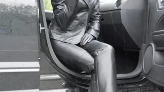 Smoking in Black Leather 12