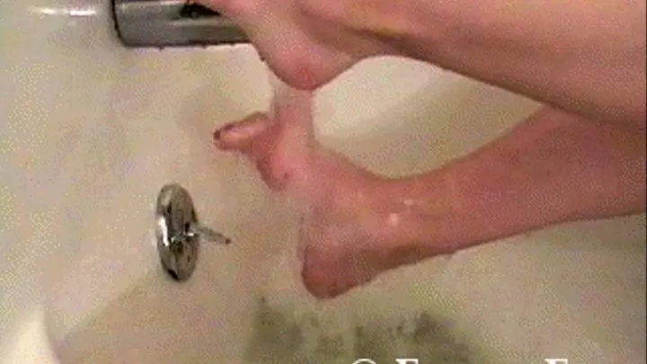 Brandi's Faucet Foot Job