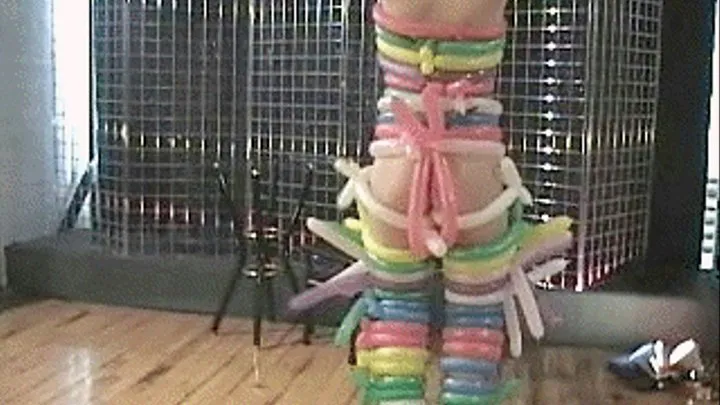 Brandi's Balloon Striptease