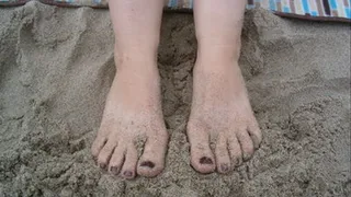 Cody's Feet In The Sand