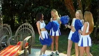 Lesbian Cheerleader Squad - Paige, Robyn, Bernadette & Veronica, Large (part 1)