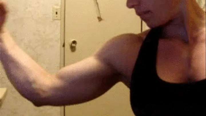 Bicep bouncing and veins