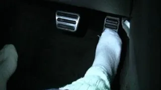 Lexi in Scrunch think Socks Pedal pumping