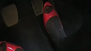 Hot Sexy Red high heels Flooring it crazzy like