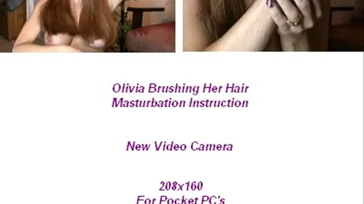 Olivias Hair Brushing Masturbation Instruction