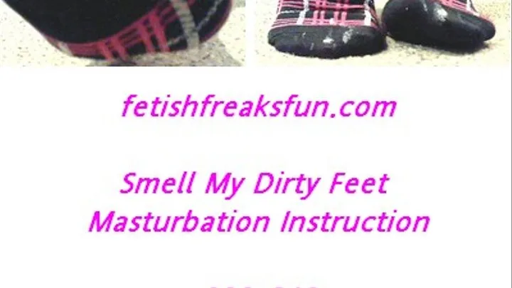 Stinky Sock Mastreubation Instruction Blk socks