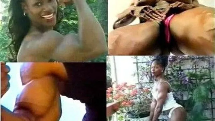 Ebony Muscle Goddesses A Posin'