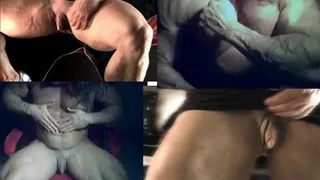 Muscle Girl Loves Clit Playing