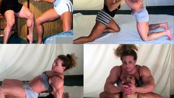 Muscle Girls Love to Wrestle
