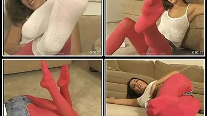 Karen Pantyhose Foot Tease 4 clip 2