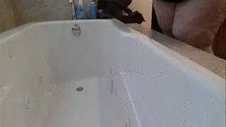 Peeing in Tub