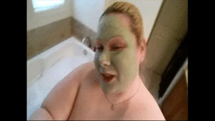 Mud mask bath get in and get out