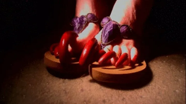 10.29.2013 Arinda Feet: In Flip Flops Zune