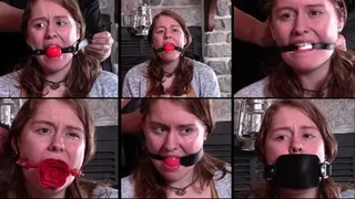 Darcy- Redhead, Multiple Ball Gags, Panel Gag, Changed Onscreen