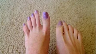 Wiggling My Purple Toes My View