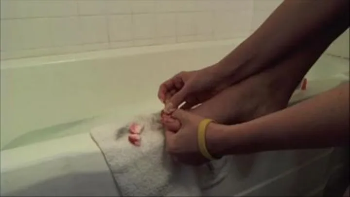 Toenail Polish Removal