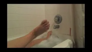 Soapy Toes in The bathtub Masturbation Instruction