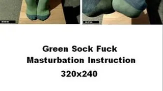 Fuck My Green Socks and Cum on them