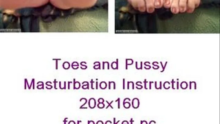 Toes and Pussy Tease Mast Inst for pocket pc