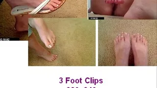 3 foot videos 080609 ............... dial up