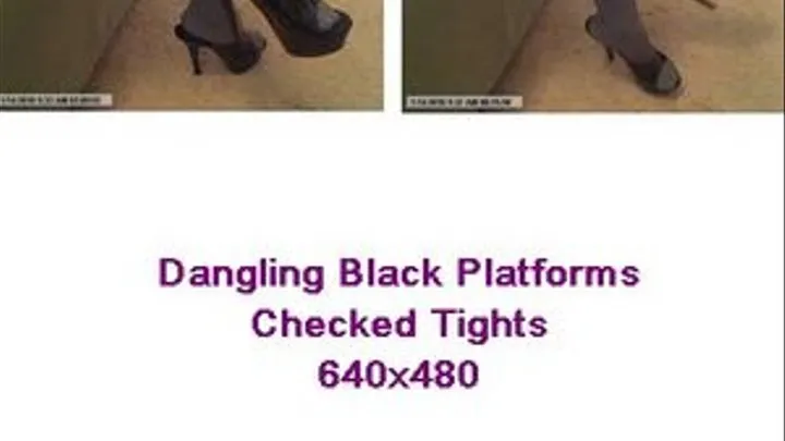 Dangle Black Plats Patterned stockins Mast inst