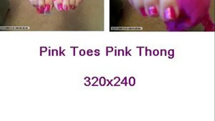 Pink Toes and a Pink Thong Smell them for pocket pc