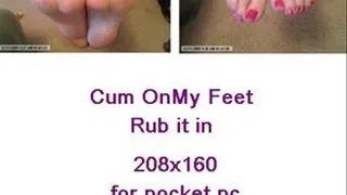 Jerk on My Sexy Feet for pocket