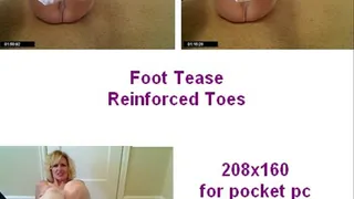 Foot Tease ...Reinforced Toes Panty Hose for pocket pc