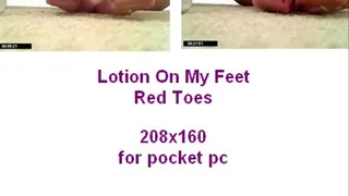 Lotion On My Red Toes Mast Inst for pocket pc