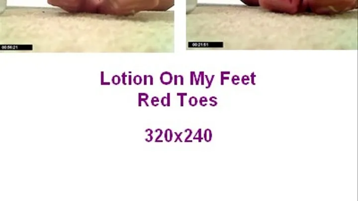 Lotion On My Red Toes Mast Inst