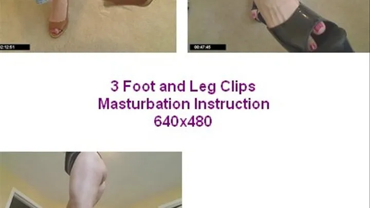 3 Racquel Foot and Leg Clips