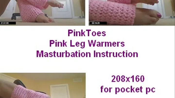 Pink Toes Pink Leg Warmers